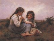 Adolphe Bouguereau Two Girls France oil painting reproduction